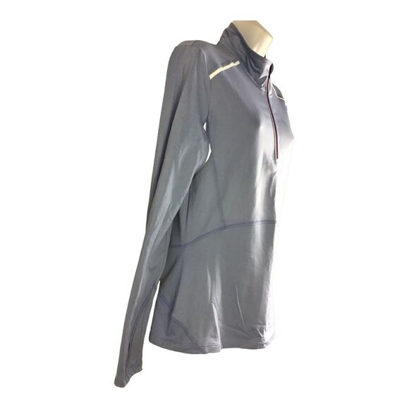 Athleta Quarter Zip Athletic High Neck Zip Pocket Shirt Size medium - Picture 2 of 11